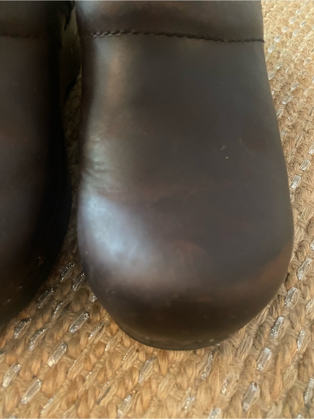 Dansko Professional Oiled Leather Clogs Antique Brown 37 Narrow US 6.5-7 Career - Picture 11 of 11